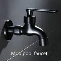 LIUYUE Faucets Black Brass Wall Mounted Bathroom 2