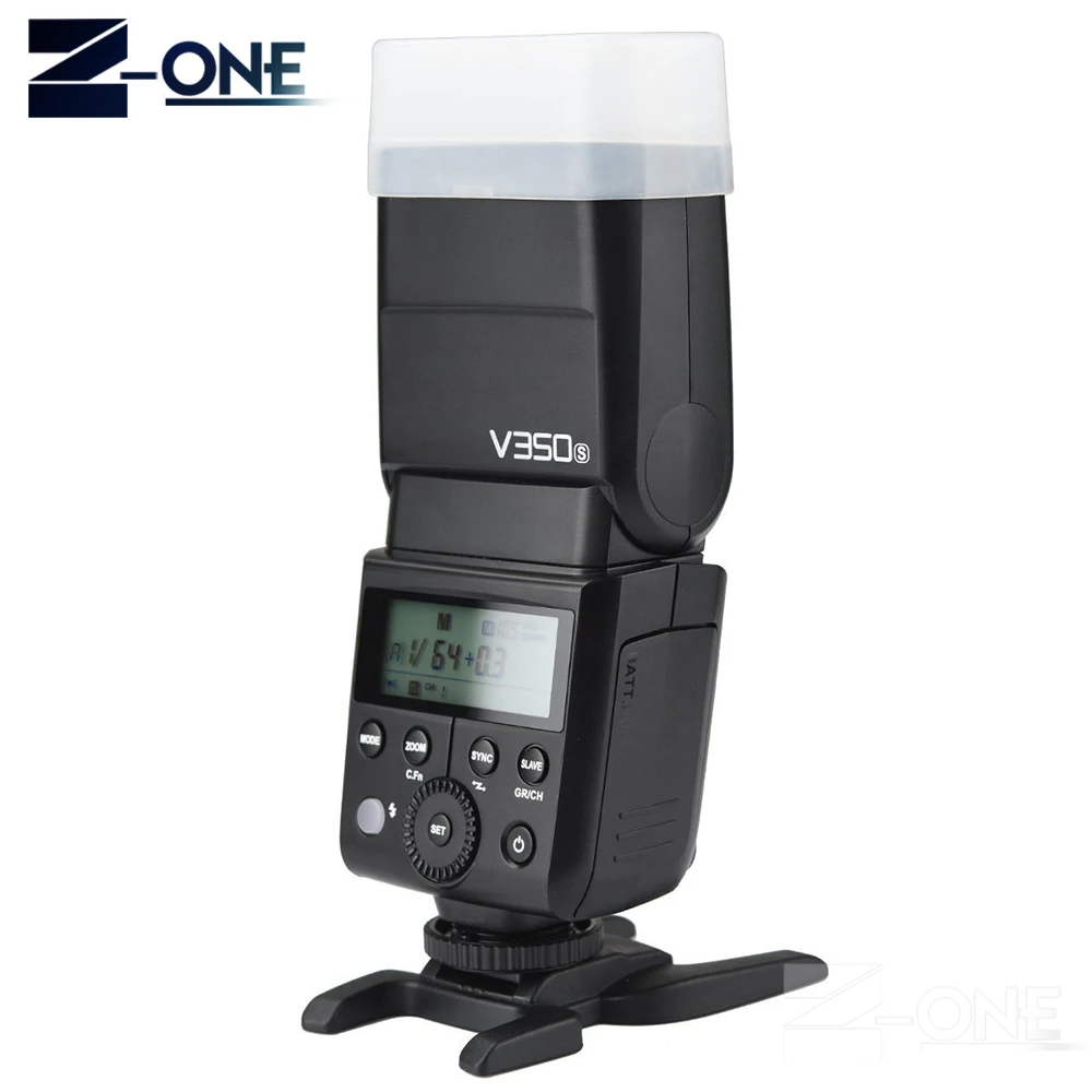 Вспышка для камеры Godox V350S HSS 1/8000s GN36 Li Ion TTL 0 1 s ~ 7 перезаряжаемый + комплект
