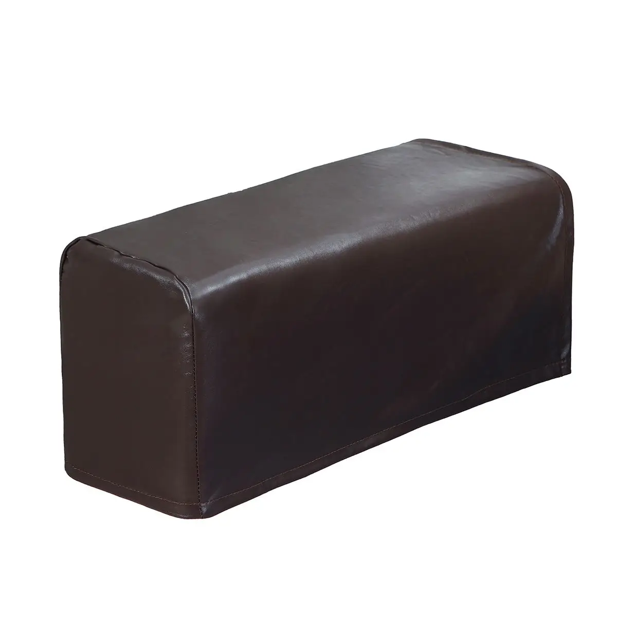 Эластичный из искусственной кожи диванных чехлов 2 шт./компл. Водонепроницаемый диван подлокотники для диван кресло защитные устройства для рук Чехол Эластичный - Цвет: Deep Coffee