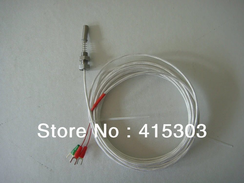 

4*16mm Class A Hereaus Thin Film Pt100 Sensor with 1M Cable M8*1Thread Free Shipping