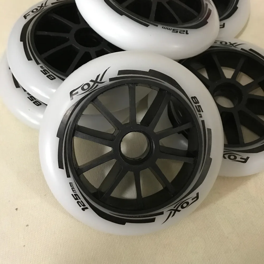 Buy 3 Piece High Quality Pu 125mm roller Speed Skate