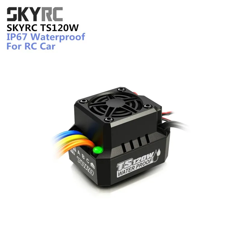 

Original Spare Part SKYRC TS120W 120A IP67 Waterproof Brushless Motor Anti-Water ESC For HSP 1/10 1/12 RC Car Sensorless