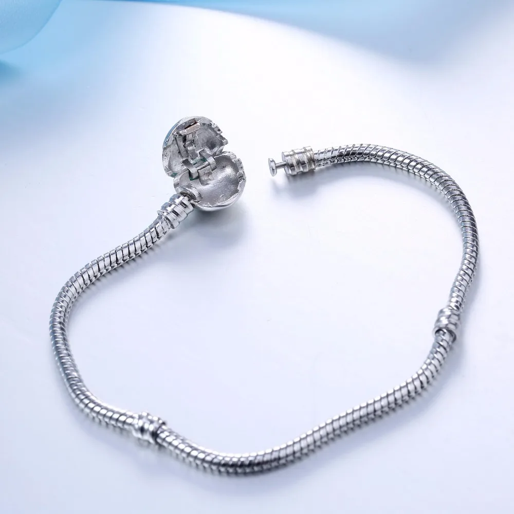 CUTEECO New Heart Shape Charms Women Bracelet DIY Handmade Jewelry Imitation Brand Bracelet 17CM-21CM Wholesale