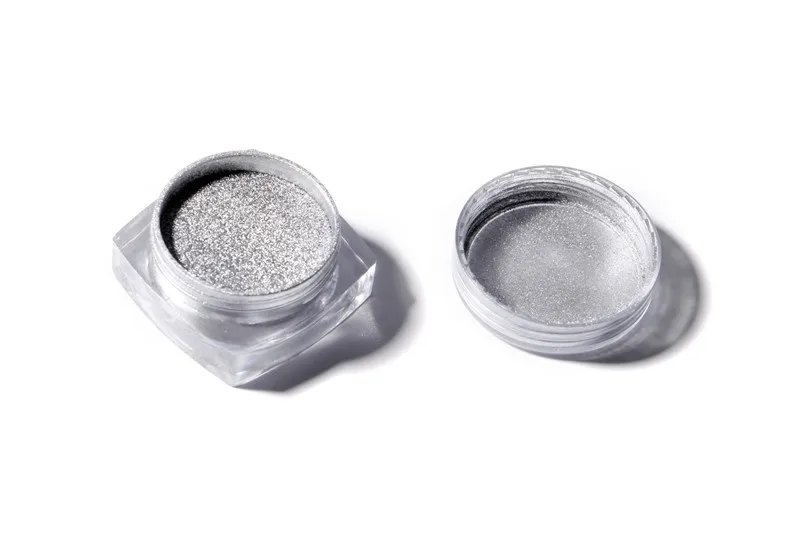 

ROSALIND Silver Nail Gel Polish Chrome Pigment Decoration Nail Glitter Aluminum Magic Mirror Effect Glitter Polishing For Nails