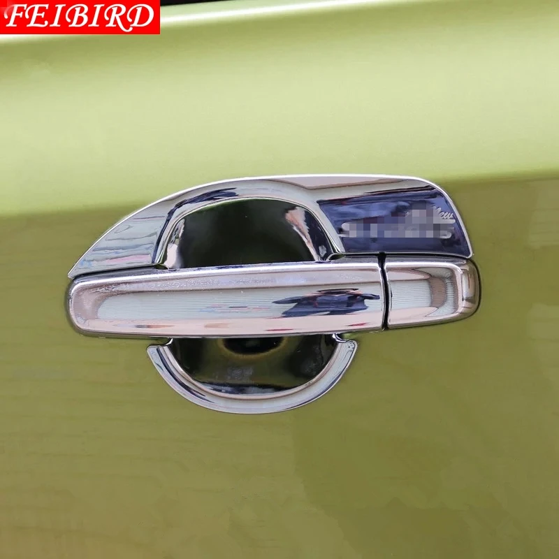 

ABS Chrome Side Car Door Handle Cover handle bowl Cover Trim Molding Accessories For Suzuki Sx4 S-cross 2017 2018 2019
