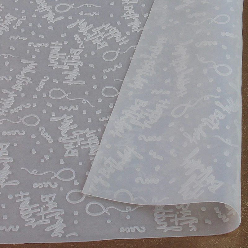 

490*490mm happy birthday baking tools for cakes silicone fondant flower mat lace mold cake decorating tools
