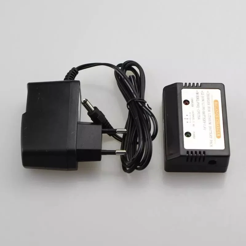 

V262 V333 V353 V666 RC Quadcopter spare parts 7.4V li-po battery wall charger+balance 2pcs/set free shipping