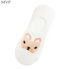 Для женщин девочек Повседневное Нескользящие воздухопроницаемая комфортная обувь с героями мультфильмов пара, новинка, Носки с рисунком