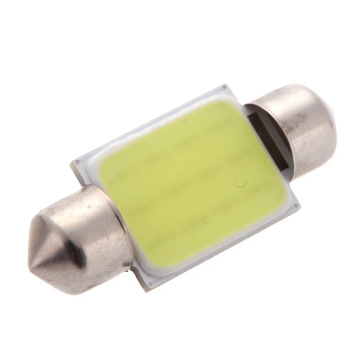 3 Вт COB LED Автомобильный интерьер потолочный светильник лампа 36 мм белый DC12V|Фара