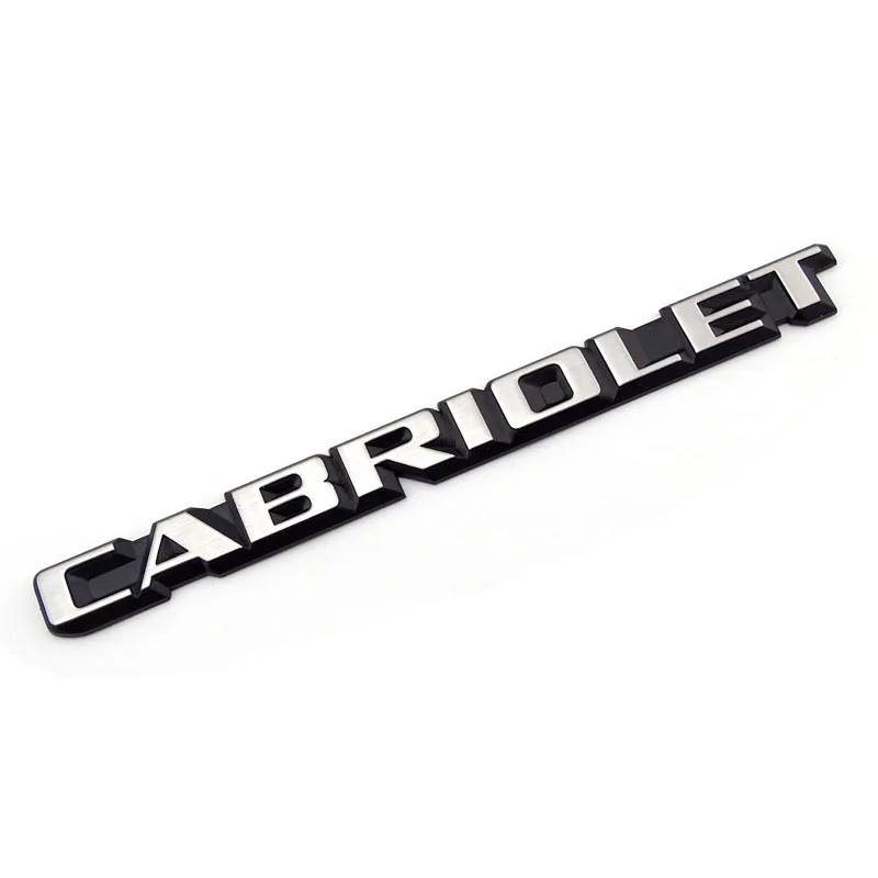 Оригинальное качество VW CABRIOLET задний багажник загрузки значок эмблема для гольфа