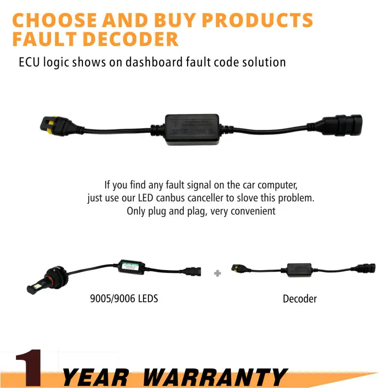 Super Bright Car Headlights   HB3 9005 HB4 9006 Auto Front Bulb Automobile Headlamp 6000K Car Lighting