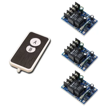 

New Arrival DC 12V-48V 30A 1CH Wireless Remote Control Switches 3*Receivers & Transmitter for Smart Home