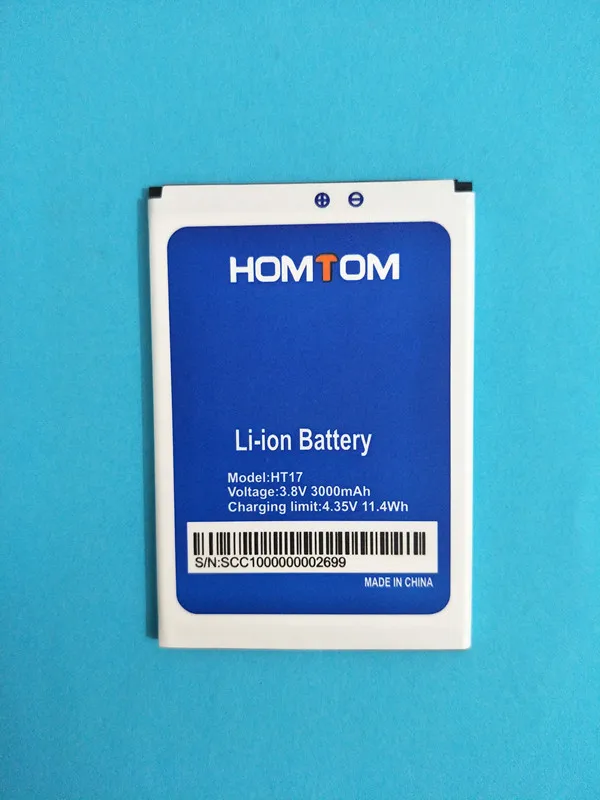

B-TAIHENG New HOMTOM HT17 Battery 3000mAh Back-up Battery for HOMTOM HT17 Pro Smart Phone High Quality Large Capacity