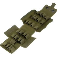 Охота airsoft molle Чехол тактический 25 пистолет Оболочки Патронташ пояса патроны держатель военный картридж сумка Тактические аксессуары