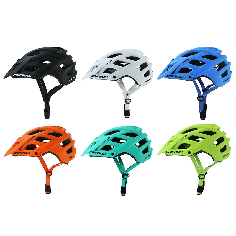 

CAIRBULL Bicycle Helmets EPS Ultralight Interally Molded Aerodynamic Bike Helmets Detachable Visor Cycling Helmet Men 55-61cm AM