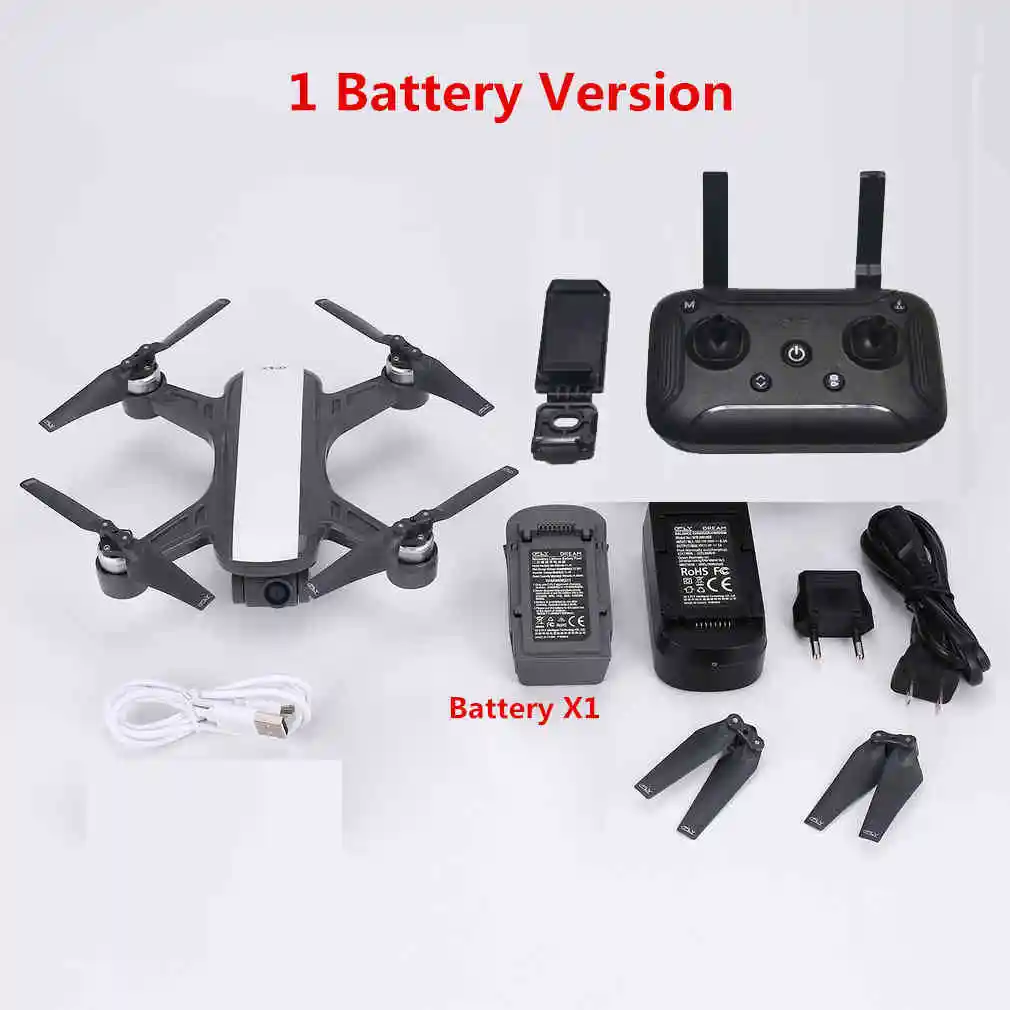 white with 1 battery Новая версия Cfly Dream Gps Радиоуправляемый Дрон бесщеточный Fpv Квадрокоптер дроны DF801 4K HD камера 5GWifi Радиоуправляемый Дрон следуем за мной Радиоуправляемый квадрокоптер - Цвет: white with 1 battery