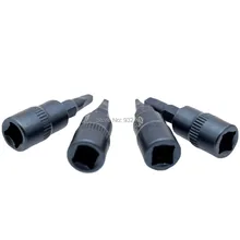 4 шт., квадратные торцевые головки SQ0, SQ1, SQ2, SQ3, отвертка, бит 1/4 дюйма, отвертка, биты, отвертки, биты, торцевые головки, гаражный набор инструментов