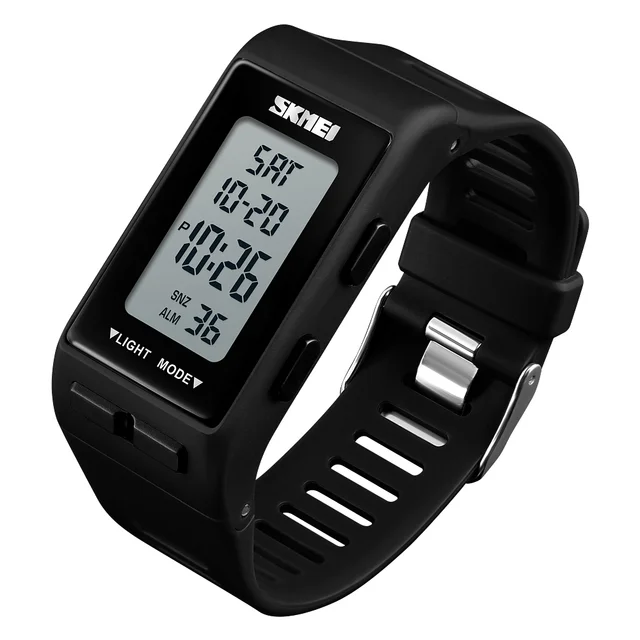 Fashion Digital Wrist Watch SKMEI Brand Sports Watches LED 12/24 Hour Alarm Waterproof Electronic Watch For Men Women