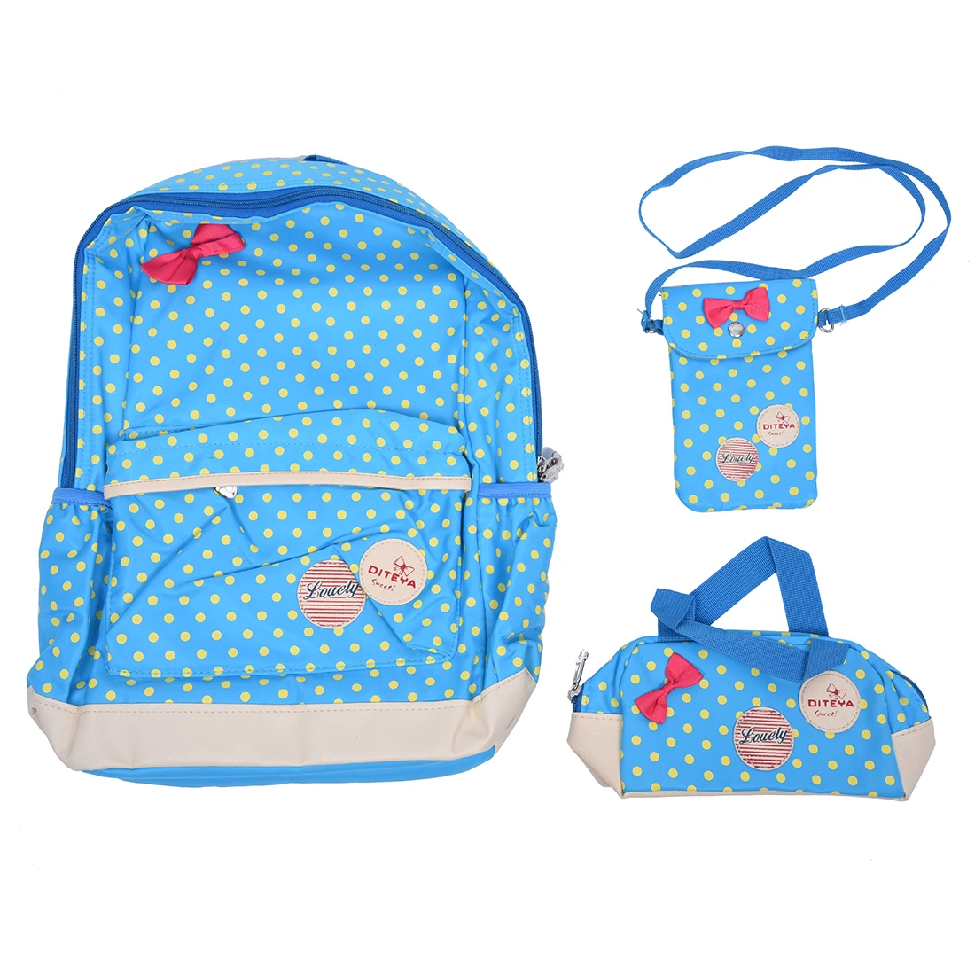3 шт./компл. водонепроницаемый девушка школьные сумки для подростков рюкзак Наплечные сумки