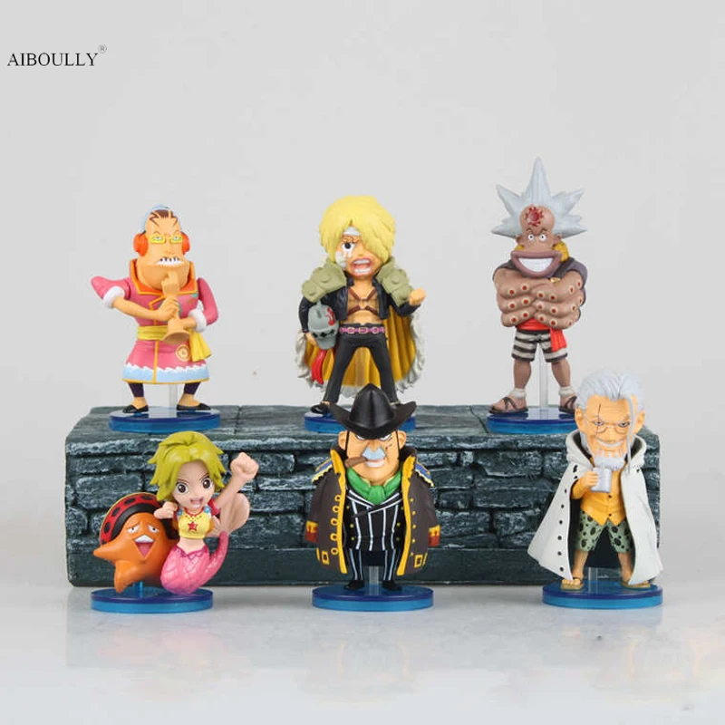 

One Piece Silvers Rayleigh Hachi Scratchmen Apoo Action Figure PVC Figure One Piece Toy
