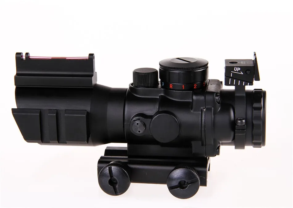 Airsoftsports пистолет Riflescope 4x32 прицел винтовки окулярный волоконно-оптический прицел винтовка/страйкбол пистолет Охота airsoftsports пистолет