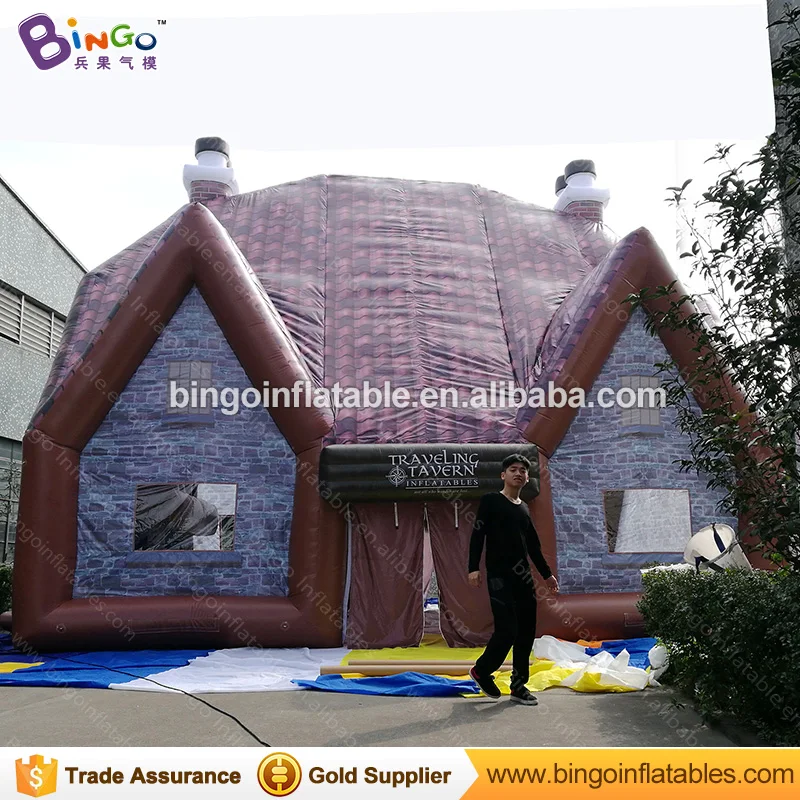  9x7x7.6m/30ft*23ft*25ft giant outdoor inflatable party event house roominflatable pub tentinflatabl