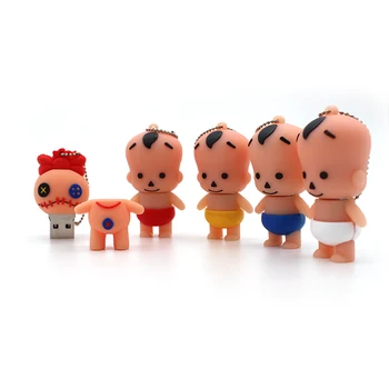 

Pen Drive Usb Flash Drive Disk Cartoon Cute Baby Mini High Quality Memory Stick Pendrive Usb 2.0 4G 8G 16G 32GB 64GB Thumbdrives
