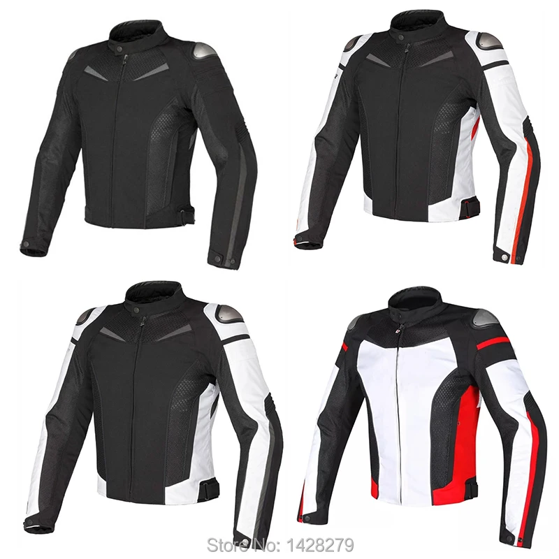 

Men's Super Speed Tex Textile Racing Riding Jacket with windproof lining 5 protectors 5 Colors Available