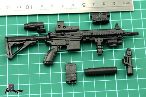 Экшн фигурка KNL HOBBY масштаб 1/6 12 дюймовая кукла солдат Φ 4D разные цвета HK416|weapon