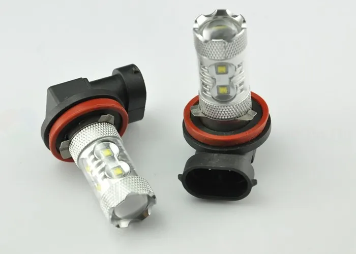 AutoEC 100 X светодиодный противотуманный светильник, лампа h11 50 Вт 9005 9006, Автомобильные дневные ходовые авто лампы, светильник s Белый 12 В