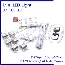 Коммерческий светодиодный светильник потолочный светильник 1 Вт высококлассный светильник для потолка COB завод прямых винных шкафов