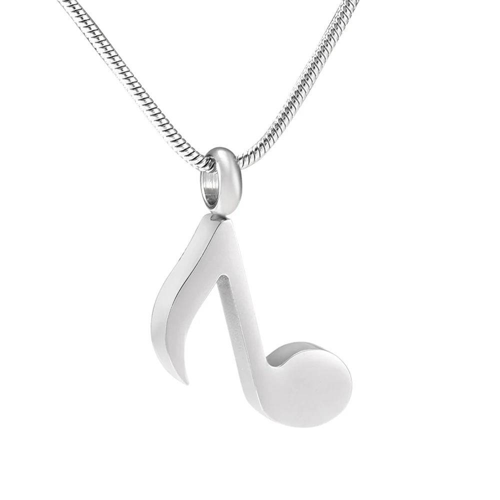 IJD9875 High Quality Stainless Steel Music Note Cremation Pendant