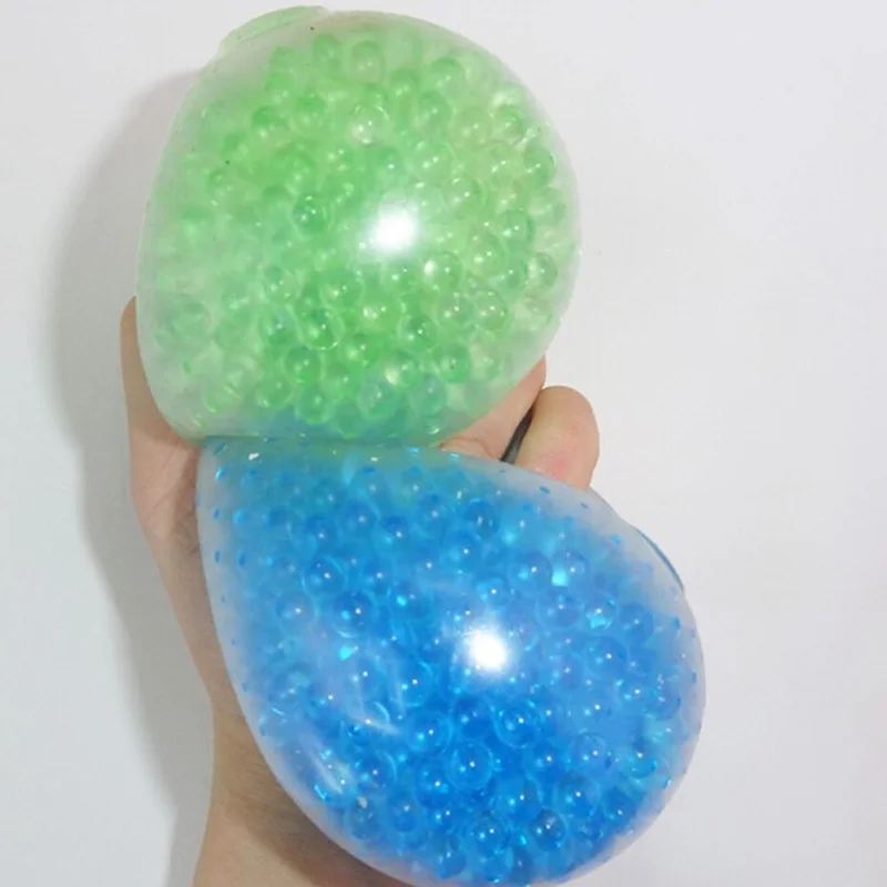Креативная игрушка 60 шарик стресс Сжимаемый мячик в случайном порядке пластиковая гелевая сжатие антистресс Новый