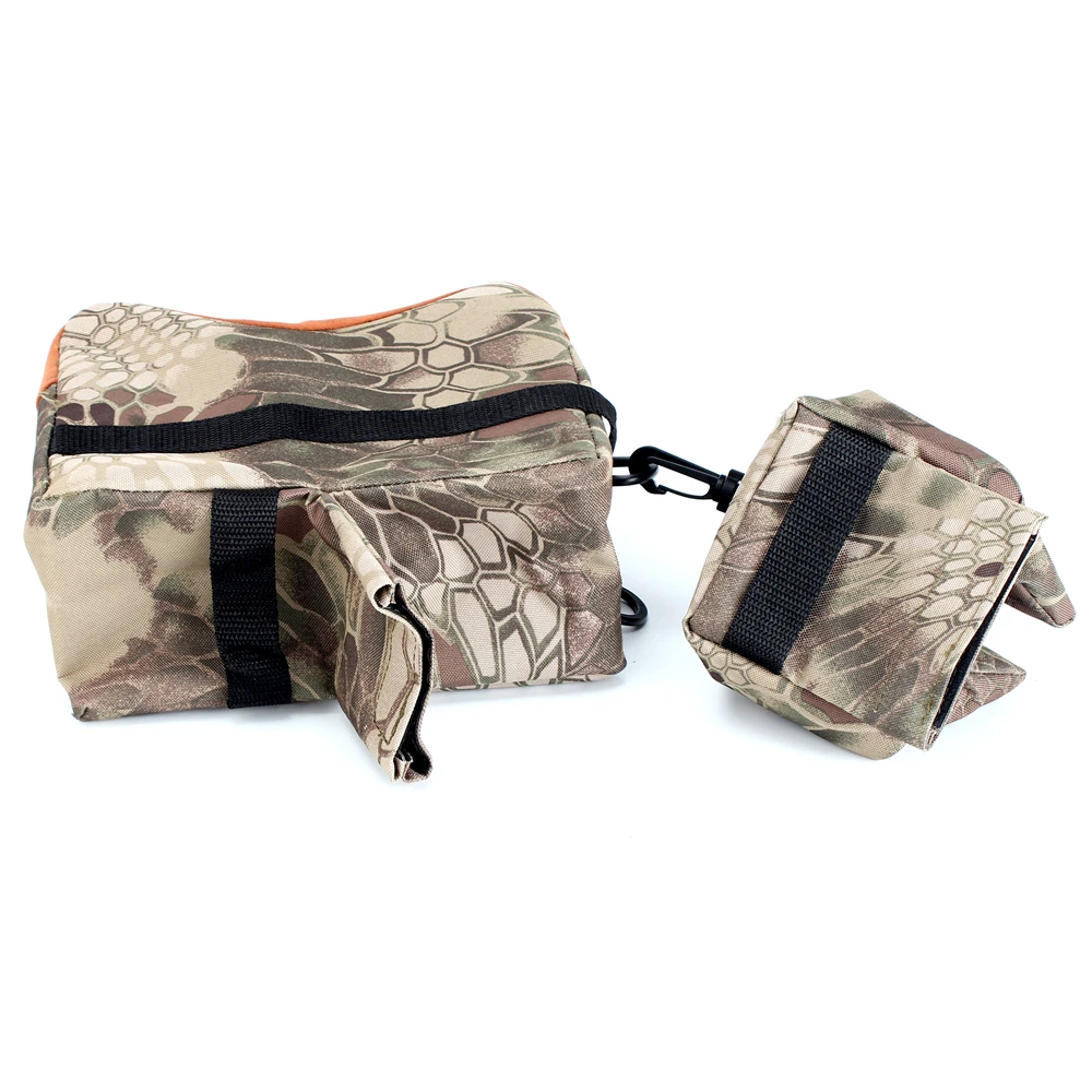 ohhunt Front and Rear Shooting Rest Bag Set Portable 600D Oxford Hunting Accessories Black Army Green Camouflage (14)