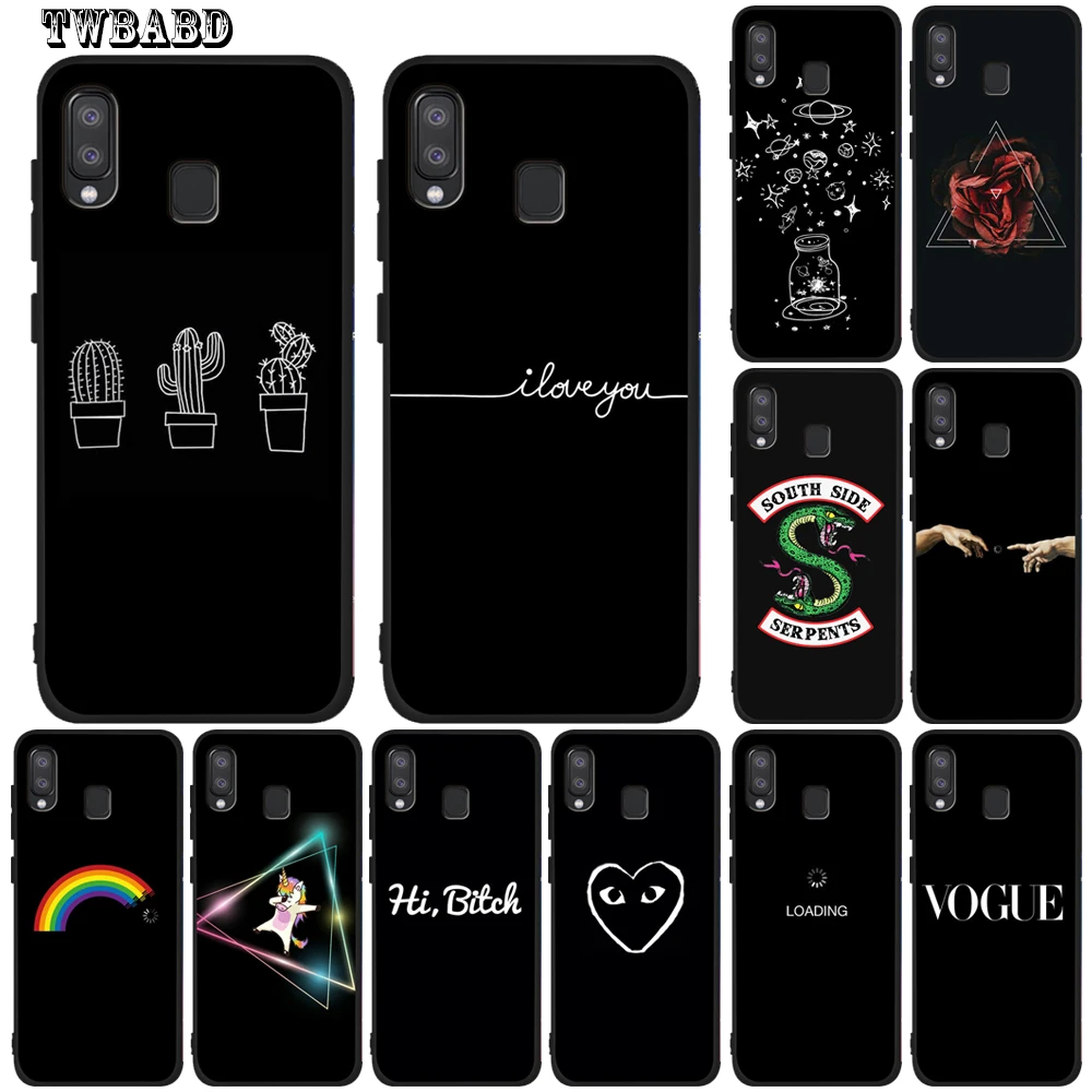 

Cactus unicorn love loading Rainbow Case For Cover Samsung Galaxy A50 A20 A30 A40 A10 A70 M10 M20 Etui Back Cover