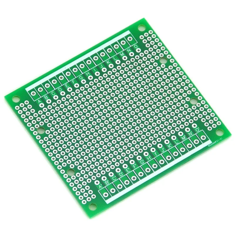 Двухсторонняя печатная плата универсальная 77.4x72мм.|double-side prototype pcb|prototype pcbdouble-sided