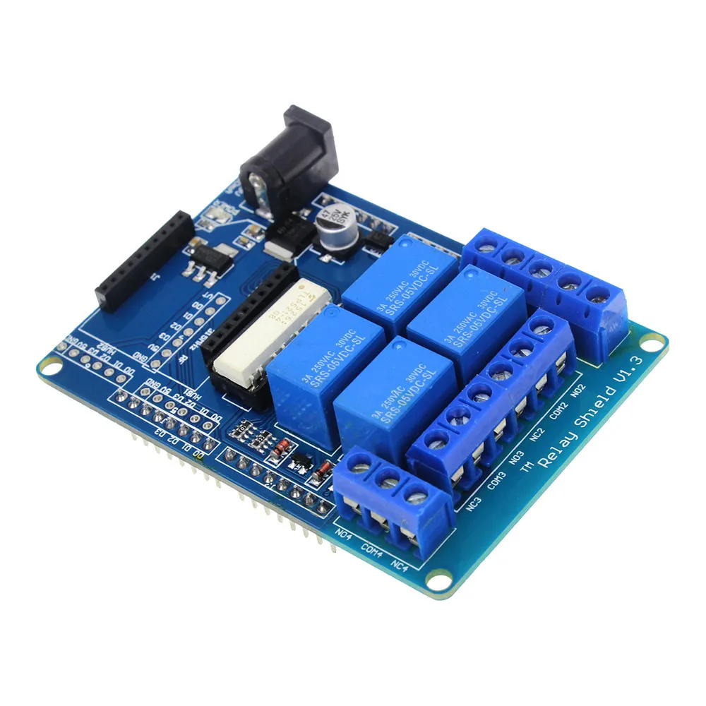 4 Channel 5V Relay Module Extension Board Relay Shield V1.3 for arduino ...
