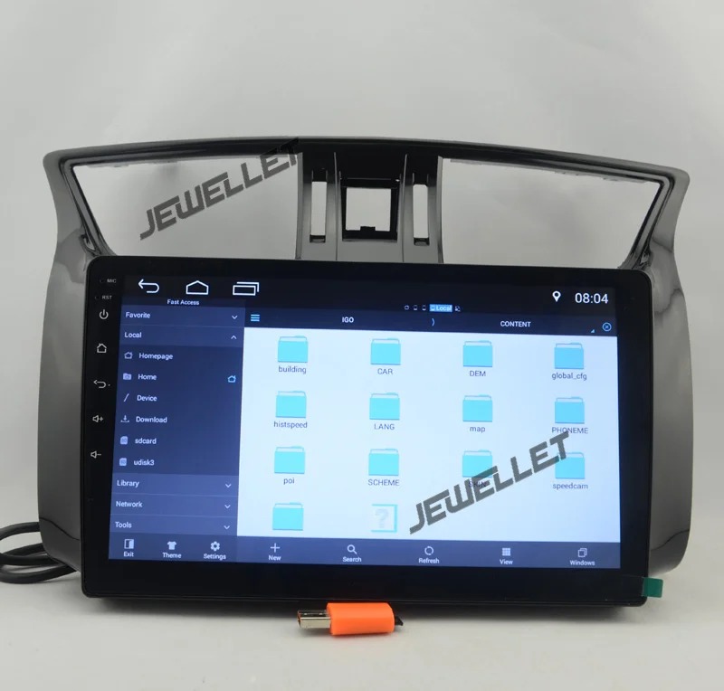 Flash Deal 10.1" Quad-core 1024*600 HD screen Android 8.1 Car GPS radio Navigation for Nissan Sentra,Pulsar,Sylphy 2013-2016 10