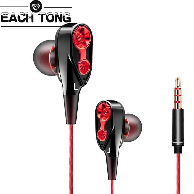 

Single Drive Stereo 3.5mm Wired Earphone In-ear Earphone for phone DJ Sport Gaming Earphone Basic Version with Mic