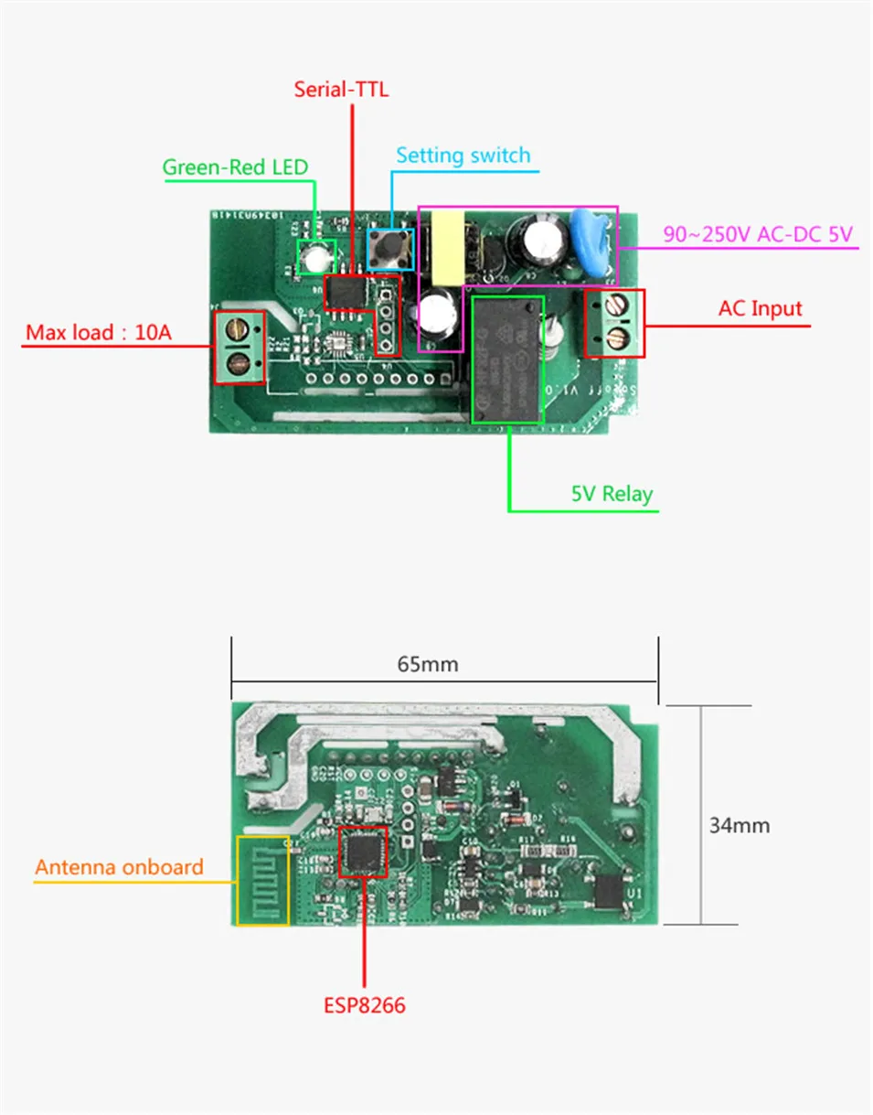 2019 nova sonoff wifi interruptor inteligente 1ch2ch4ch