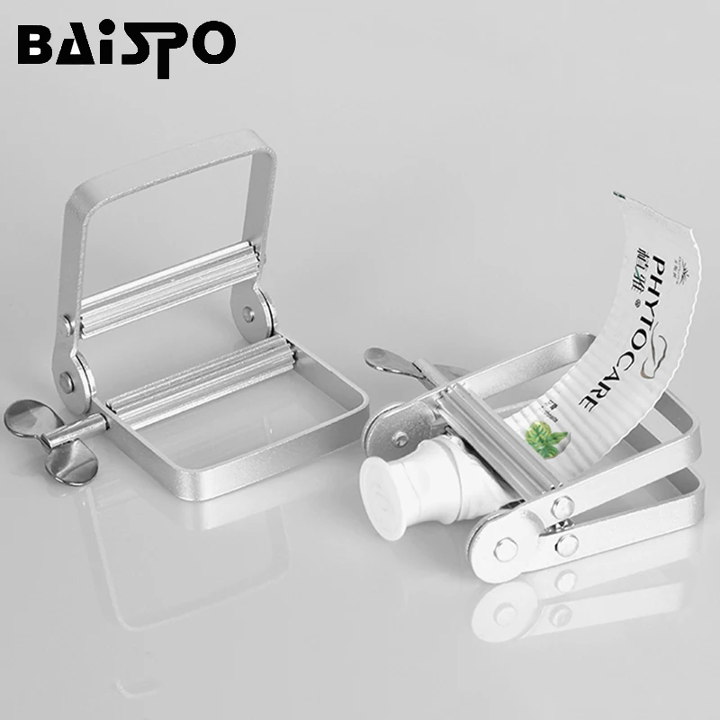 

BAISPO Portable Toothpaste Dispenser Squeezer Tools Bathroom Accessories Hand Cream Toothpaste Hair Dyes Tubes Rolling Squeezer