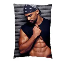 Esprits Criminels Shemar Moore oreillers cas Esprits Criminels personnalisé Rectangle taie d'oreiller cadeau impression Shemar Moore taie d'oreiller 20x30
