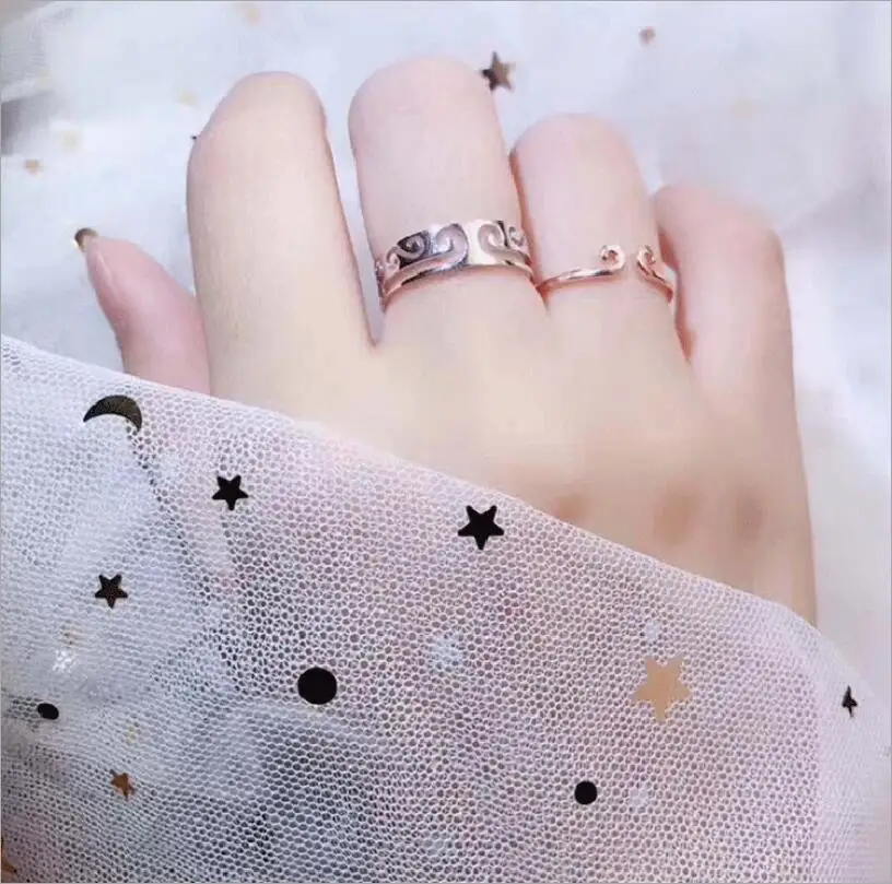 Модное женское кольцо в китайском стиле индивидуальное регулируемое для мужчин