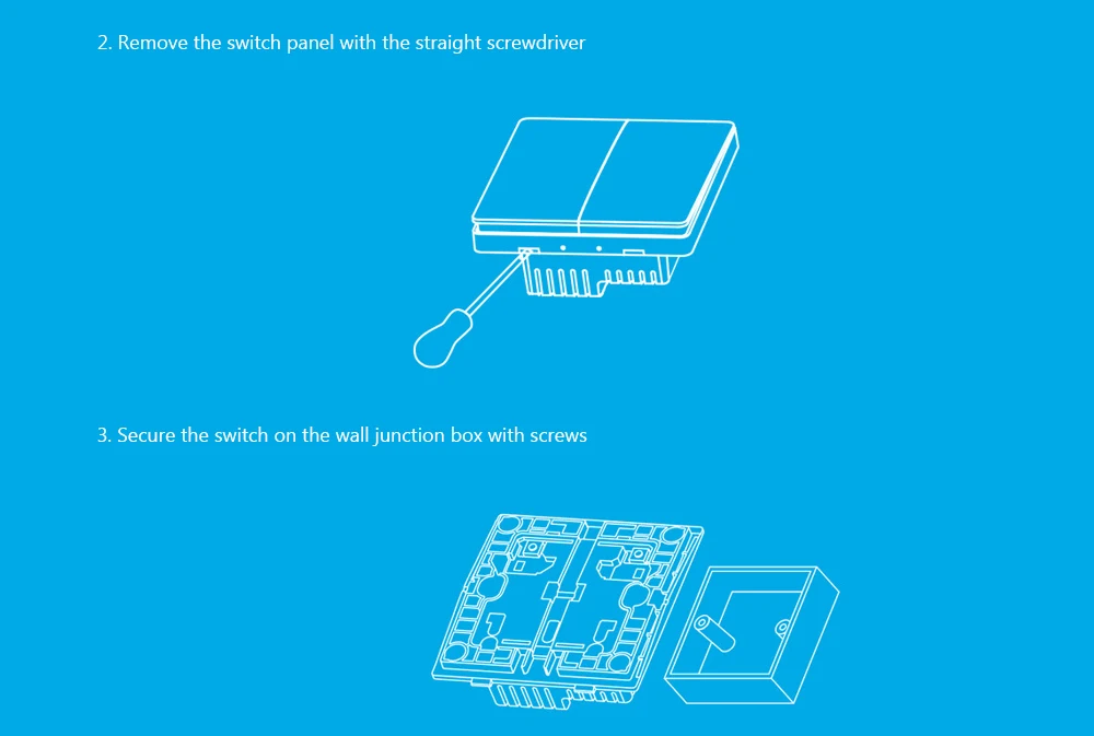 Xiao mi Aqara, настенный светильник, переключатель, Wifi, умный, Zigbee, одиночный пожарный провод, нет, нейтральный, 2 комплекта, беспроводной переключатель, mi jia mi, пульт дистанционного управления для дома