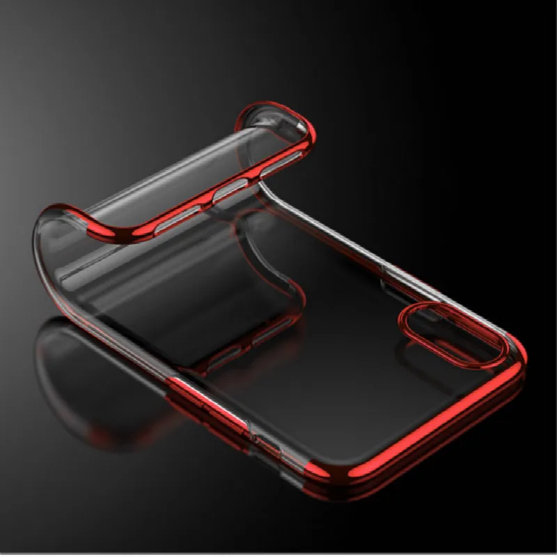Новый телефон чехол для IPhone 6 7 6S 8 Plus ультра тонкий X XS XR MAX гальванический ТПУ анти