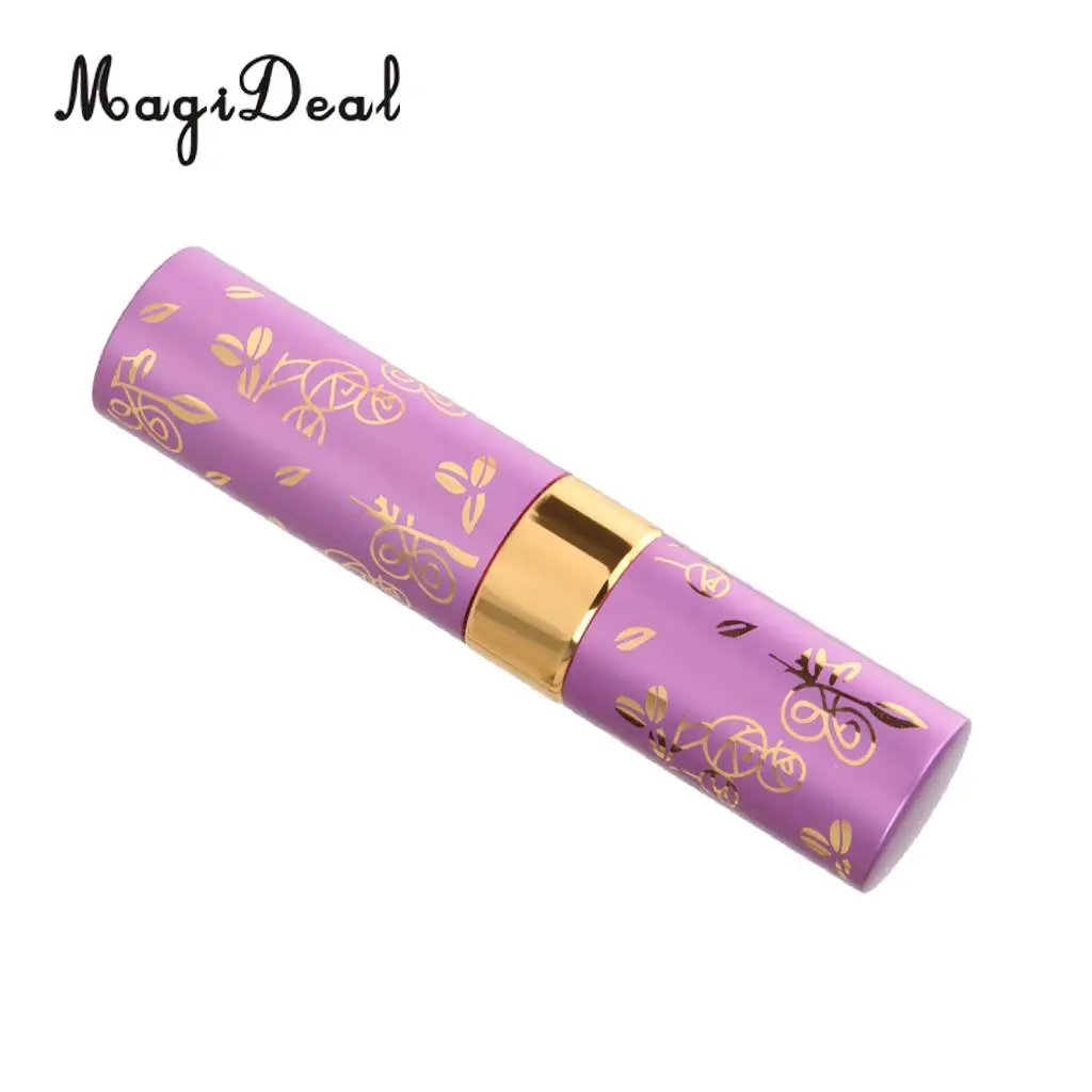 15ml Aftershave Atomizer Bottle Pump Travel Refillable Spray Purple Spray Atomizer glass Anodized Aluminium Scent bottle