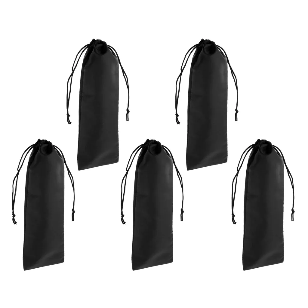 5Pcs/ Set Hair Straightener Bag Travel Drawstring Pouch Storage for Hair Straighteners Curling Flat Irons Waterproof Cloth