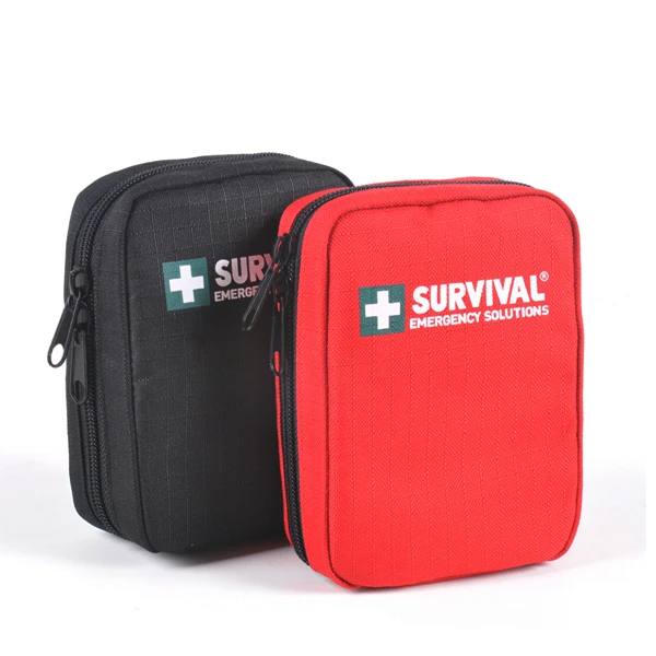 Mini portátil Kit de primeros auxilios de emergencia de bolsa compacta para emergencias en casa coche acampar que viaja
