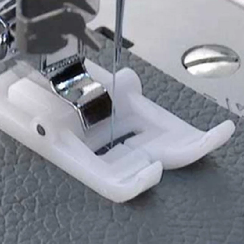 

1pc Domestic Household Multi-function Sewing Machine Presser Foot Non-stick Sewing Machine Presser Foot Leather Pesser Foot