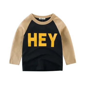 Girls Boys T-shirt Long Sleeves Children's T-shirts Spring Autumn Cartoon Kids Shirts for Boys Clothes Cotton Baby Girl T-shirt 2